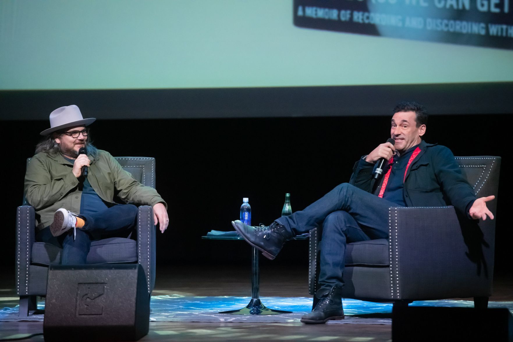 Jeff Tweedy and Jon Hamm at the Pageant